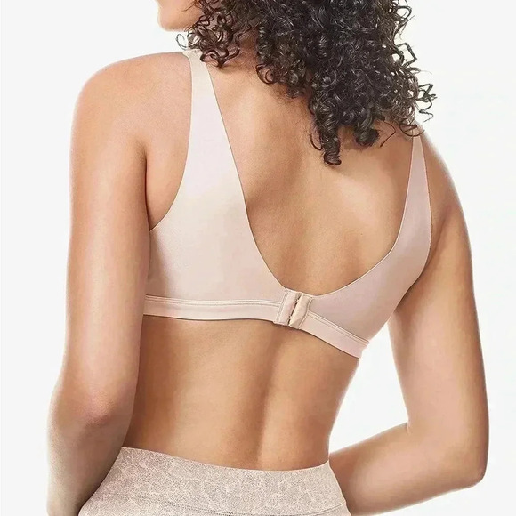 NWT Warner's Wire-Free No Side Effects Extra Side Coverage Back Smoothing Bra L - Picture 2 of 9
